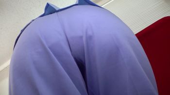 I got horny with a beautiful-breasted cleaning lady and had sex with her