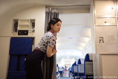 Flight attendant goddess Shen Mengyao&#39;s real airliner scene